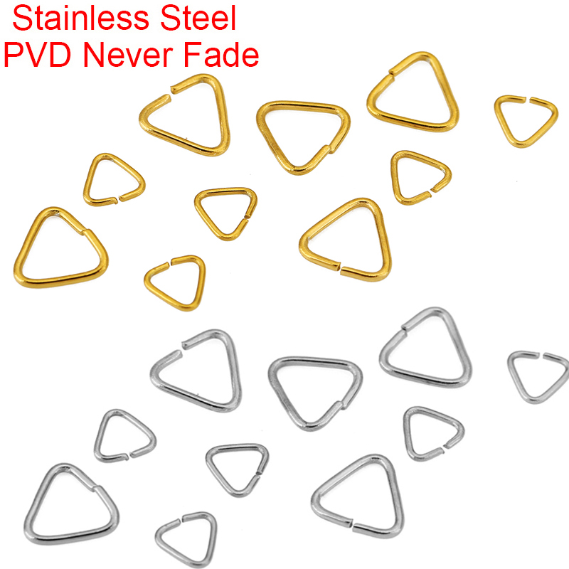 Jewelry Making Looper Tool - 50pcs 5mm 8mm Cincin Segitiga Baja
