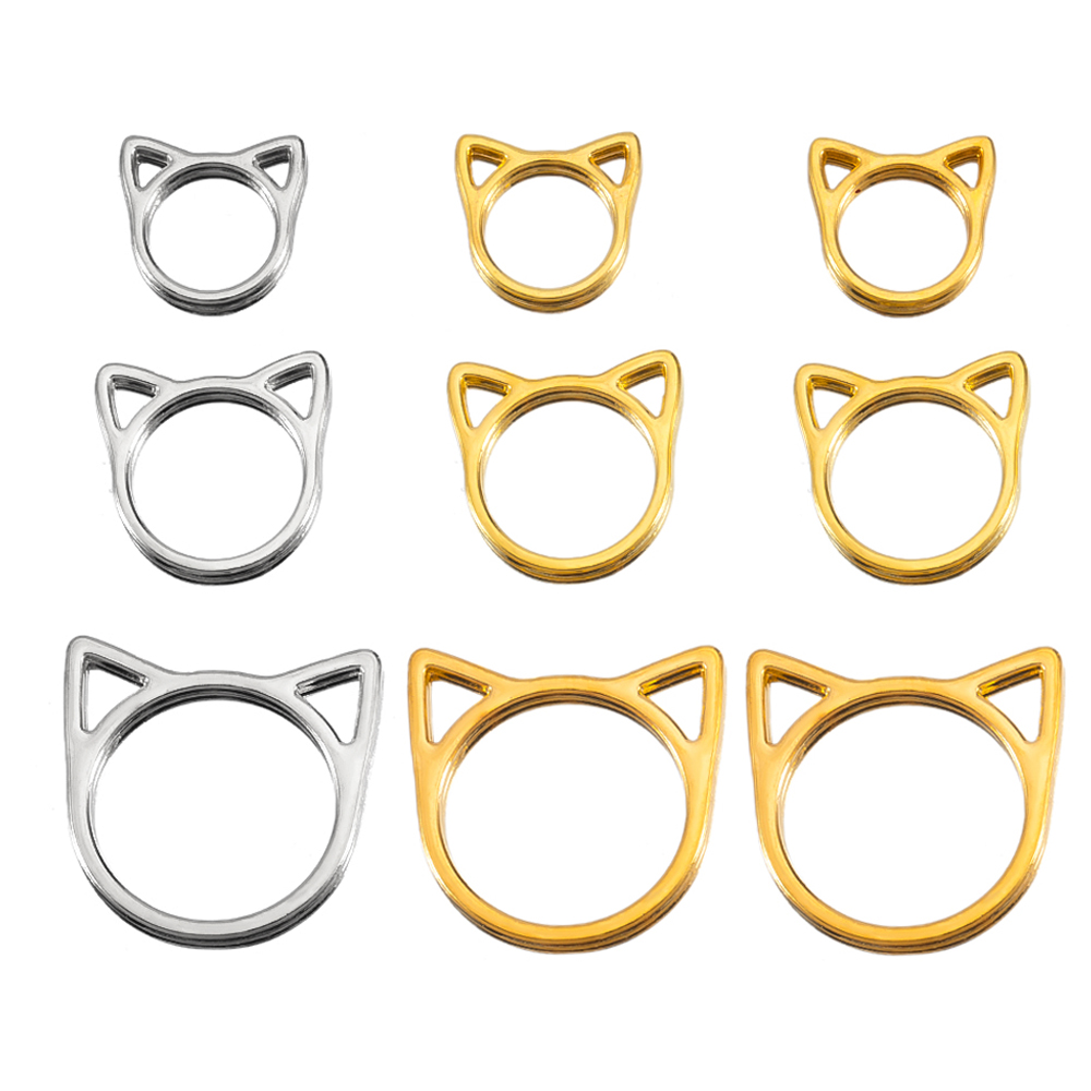Jewelry Making Jig - 20 Buah Liontin Bentuk Kepala Kucing