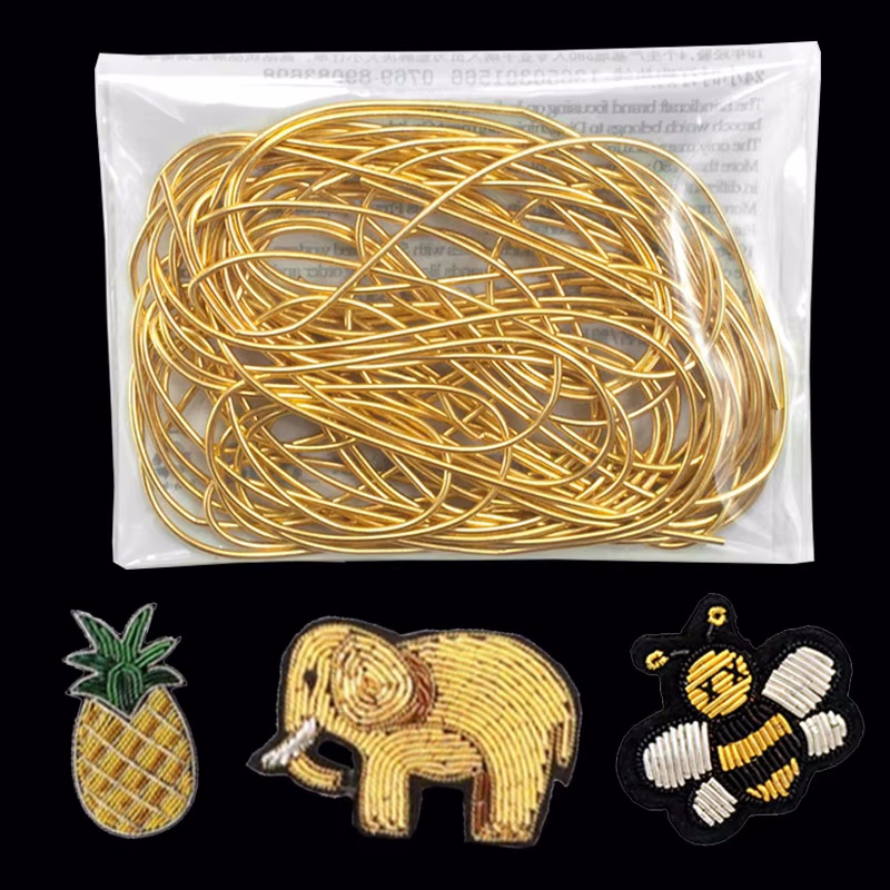 Jewelry Making Yarn - 2.6M 1-1.5Mm Kawat Batangan Gulungan Perancis