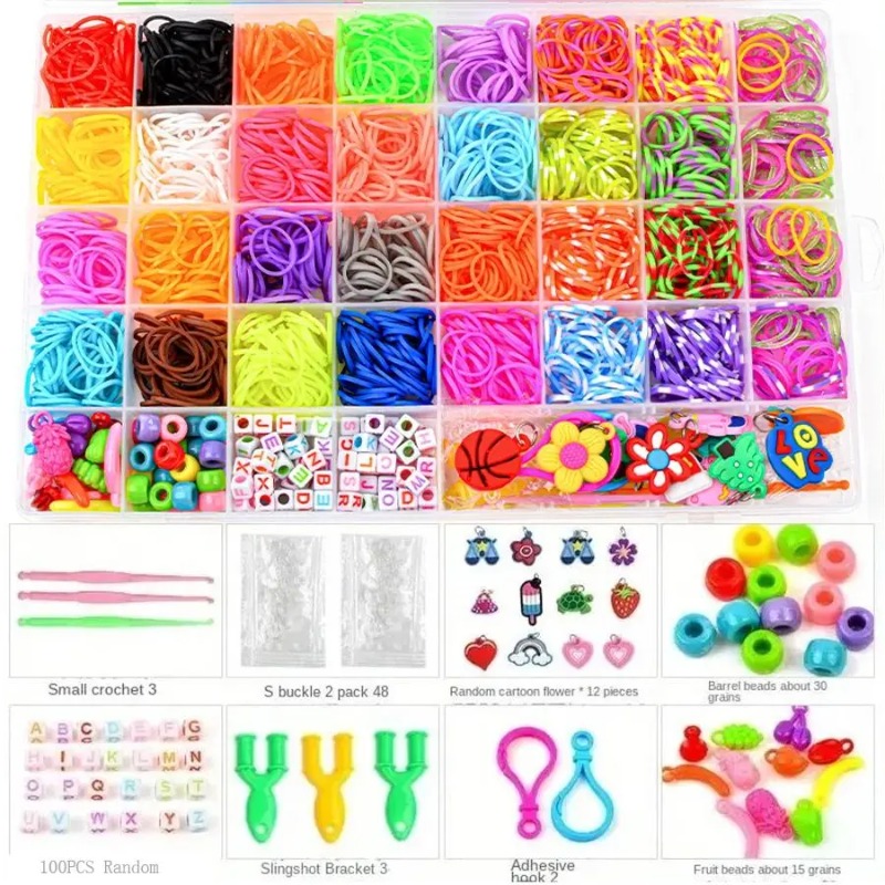 Jewelry Making Degree - 4300+ pcs 32 Warna Karet Gelang