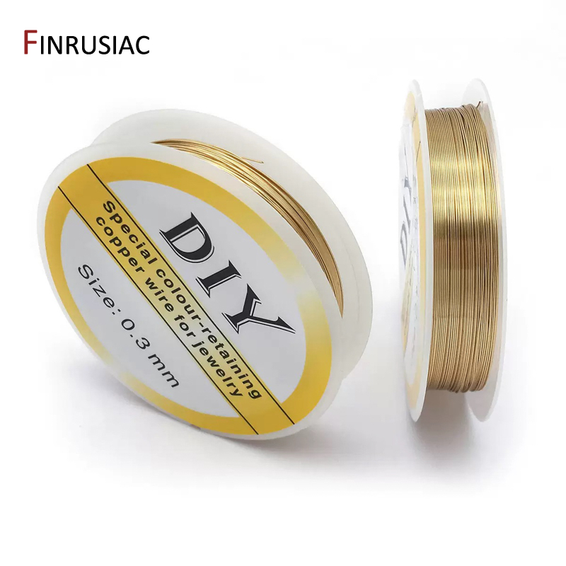 Jewelry Making Yarn - Kawat Tembaga Berlapis Emas 14K Untuk