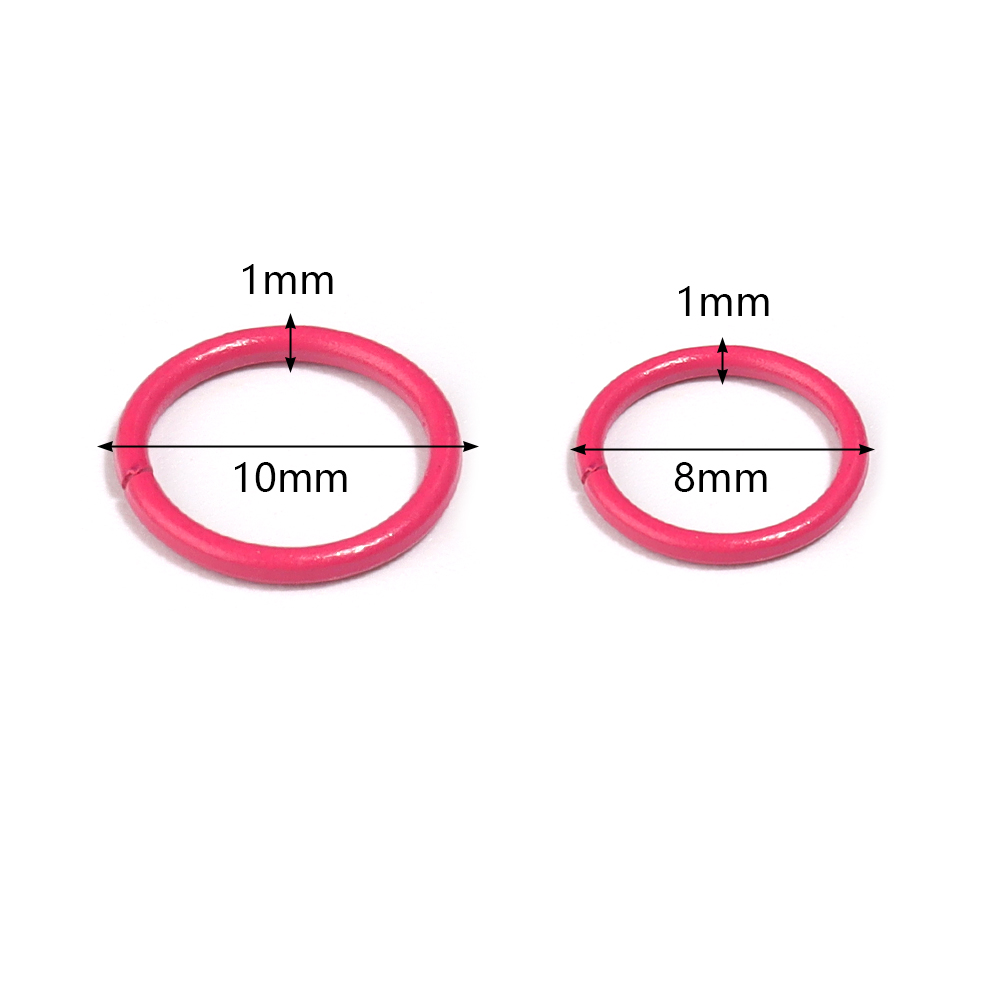 50 pcs Cincin Besi Terbuka 8/1 - Jewelry Making Looper Tool ulasan dan harga