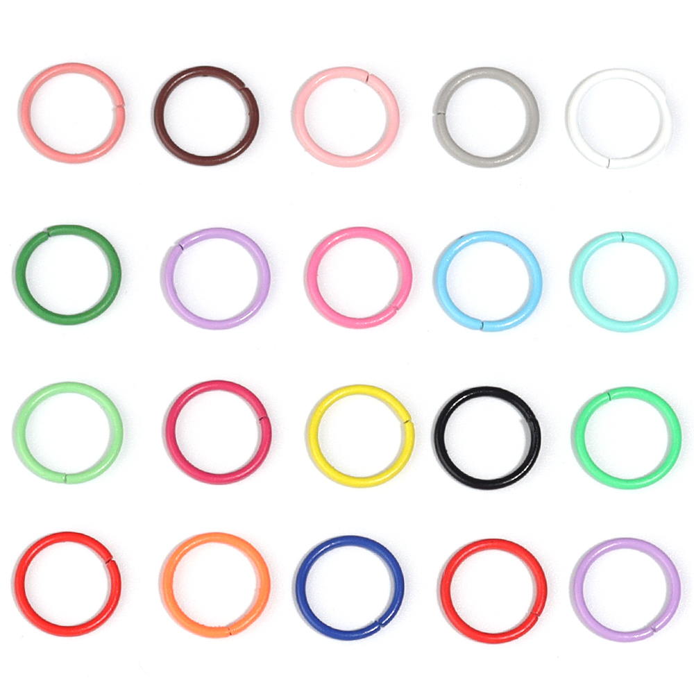 50 pcs Cincin Besi Terbuka 8/1 - Jewelry Making Looper Tool ulasan dan harga