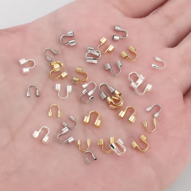 100pcs Pelindung Kawat 4x4.5mm - Jewelry Making Loops ulasan dan harga
