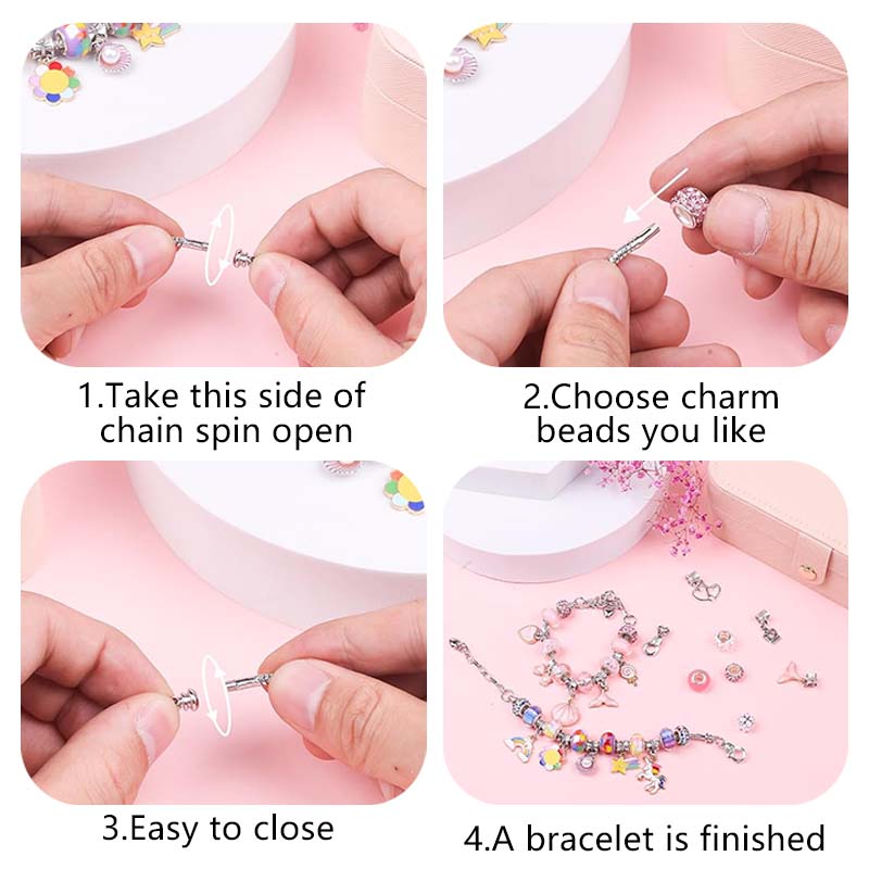  ﻿ Set Gelang DIY untuk Anak  - Jewelry Making Qc ulasan dan harga