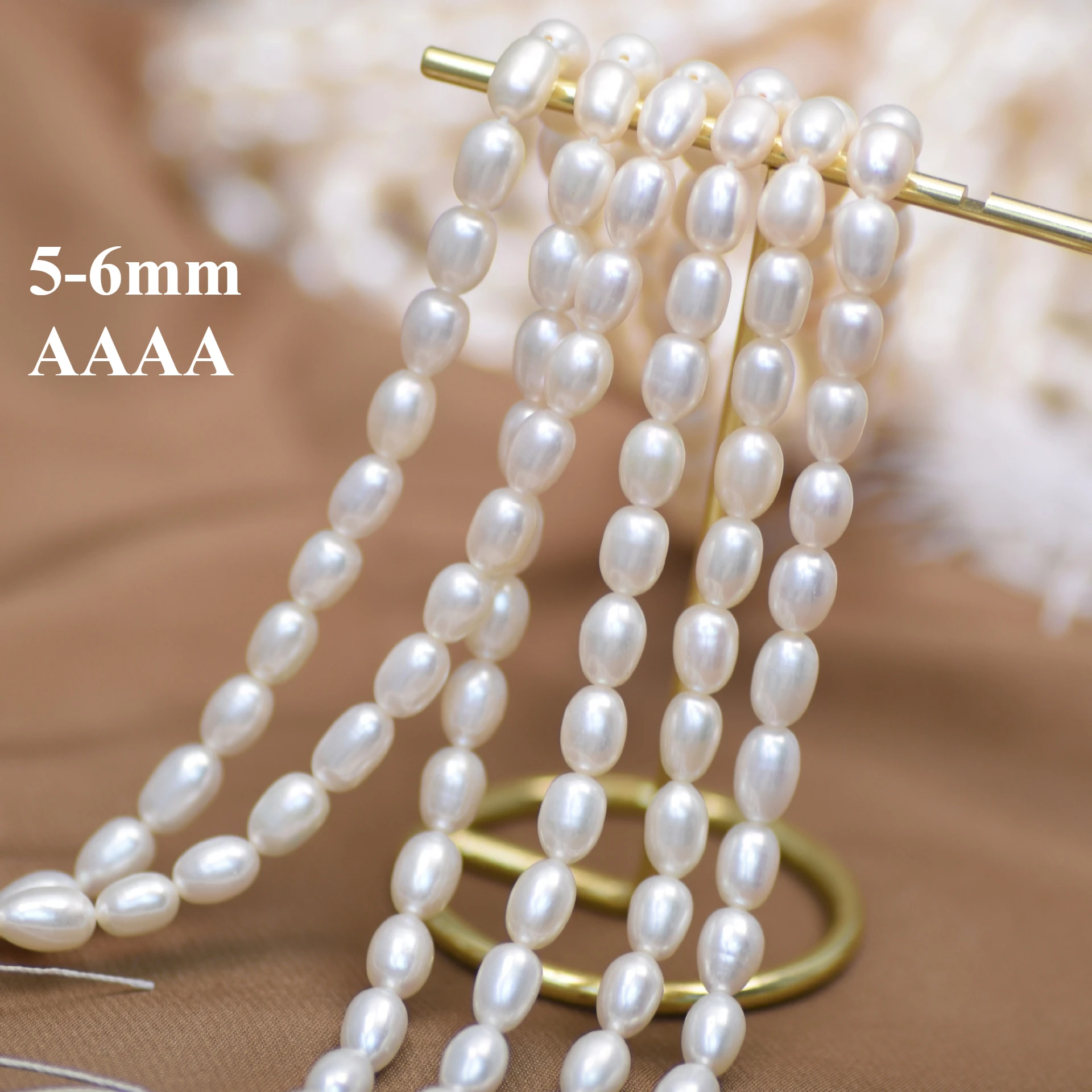 4A Mutiara Air Tawar Alami Ben - Jewelry Making The Well ulasan dan harga