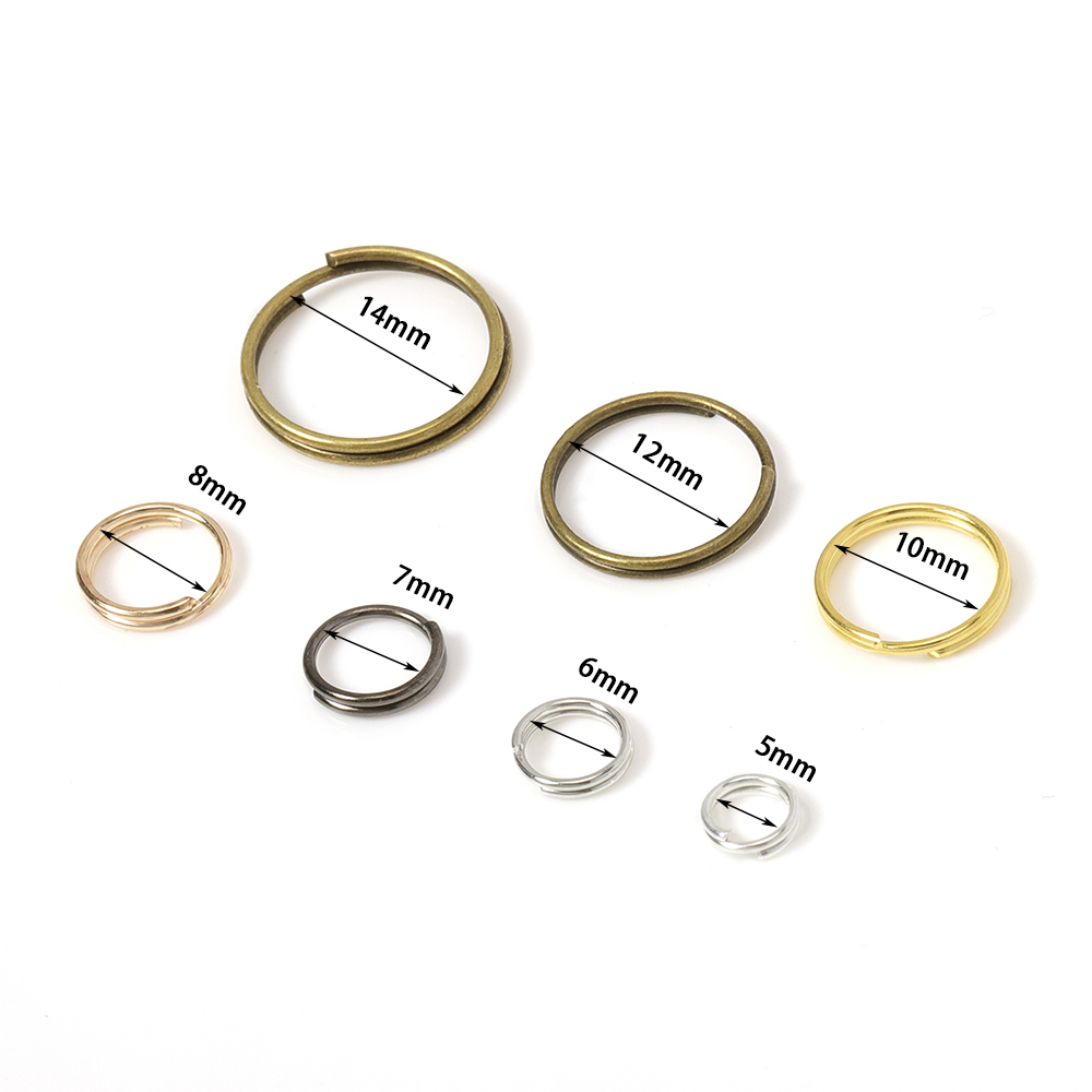 200 Buah 5-14Mm Cincin Kunci L - Jewelry Making Loops ulasan dan harga