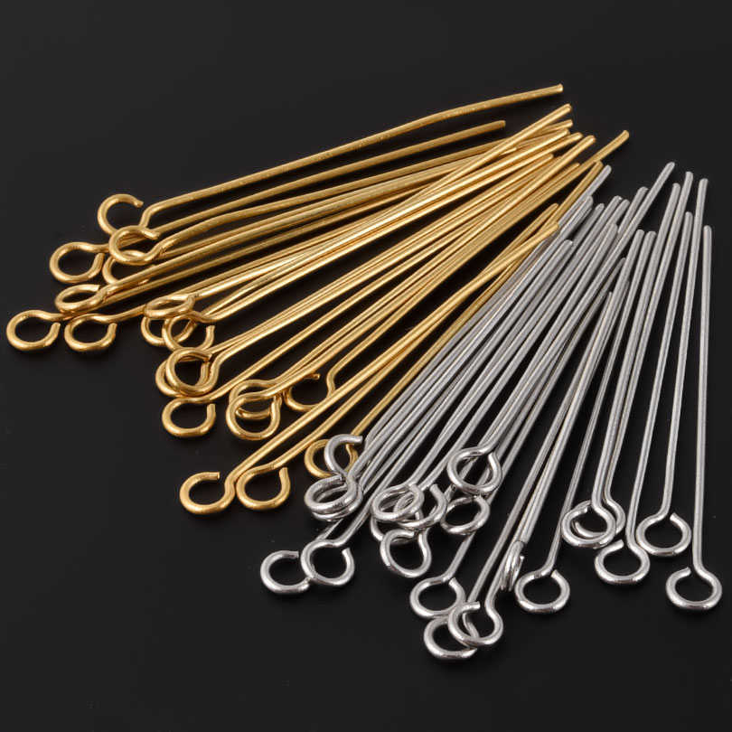 50pcs/lot 304 Stainless Steel  - Jewelry Making Loops ulasan dan harga