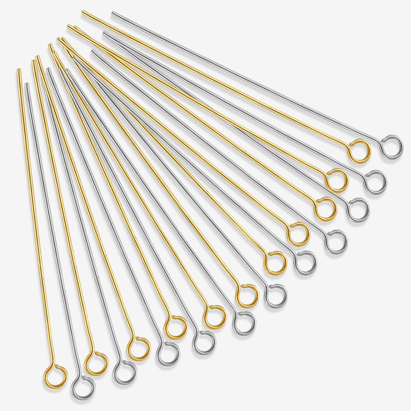 50pcs/lot 304 Stainless Steel  - Jewelry Making Loops ulasan dan harga