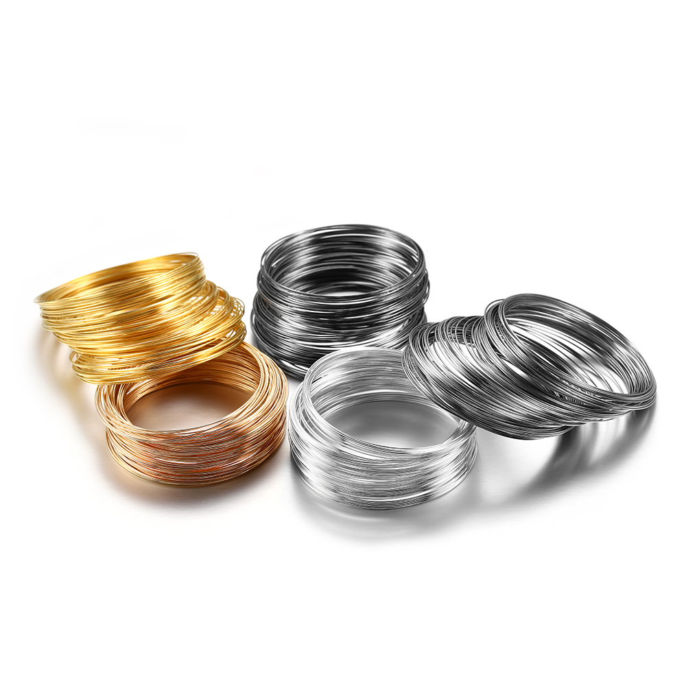 100 Loop/Lot 0.6Mm Perak Emas  - Jewelry Making Loops ulasan dan harga