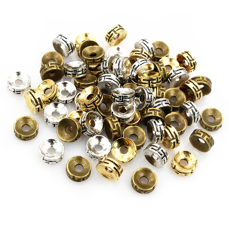 50 Buah 7.5X3Mm Spacer Beads B - Eyepin Ball End ulasan dan harga