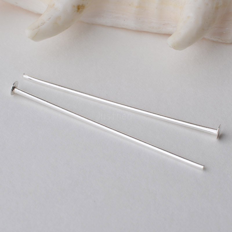 Jarum Kepala Datar Perak Sterl - Jewelry Making Jig ulasan dan harga