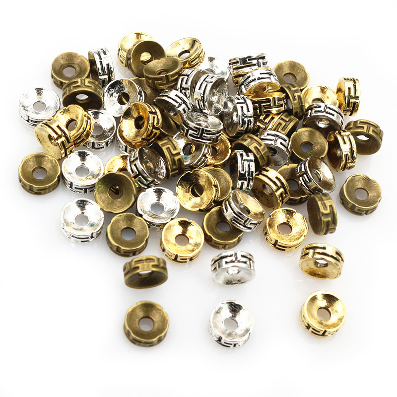 50 Buah 7.5X3Mm Spacer Beads B - Eyepin Ball End ulasan dan harga