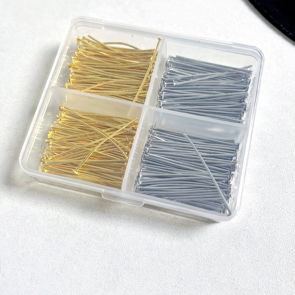 400 Buah Pin Kepala Besi Campu - Jewelry Making Jig ulasan dan harga