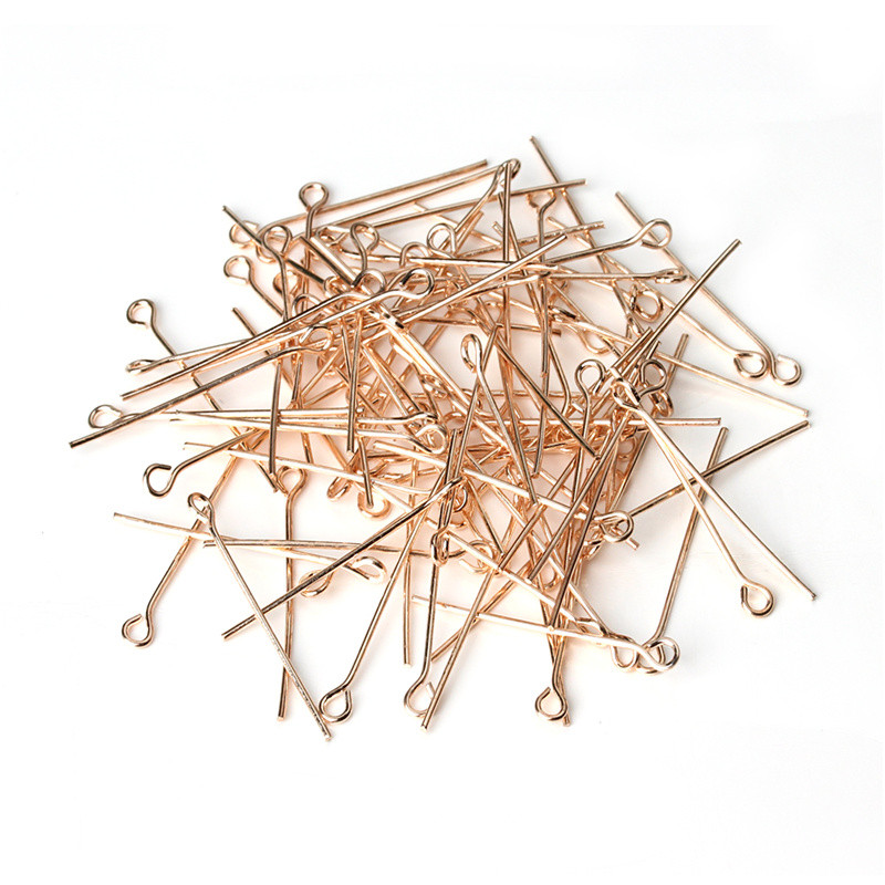 200 Buah/Lot 50Mm Pin Mata Pin - Jewelry Making Jig ulasan dan harga