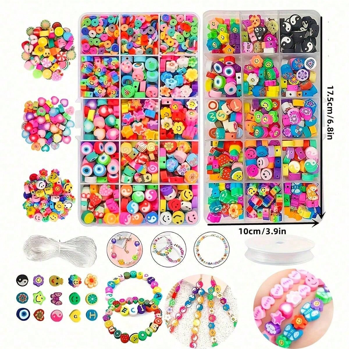1450/1200/250pcs Set Manik-man - Jewelry Making Yarn ulasan dan harga