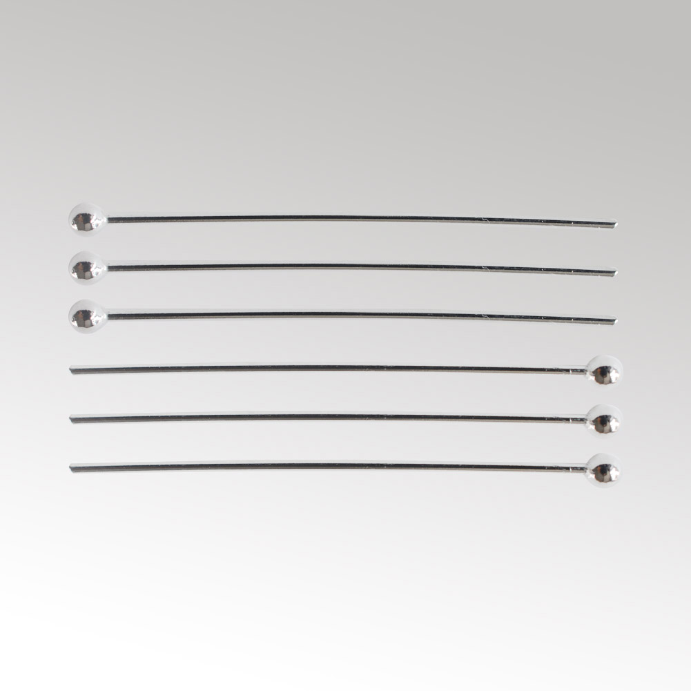 Pin Kepala Bola Perak Sterling - Jewelry Making Jig ulasan dan harga