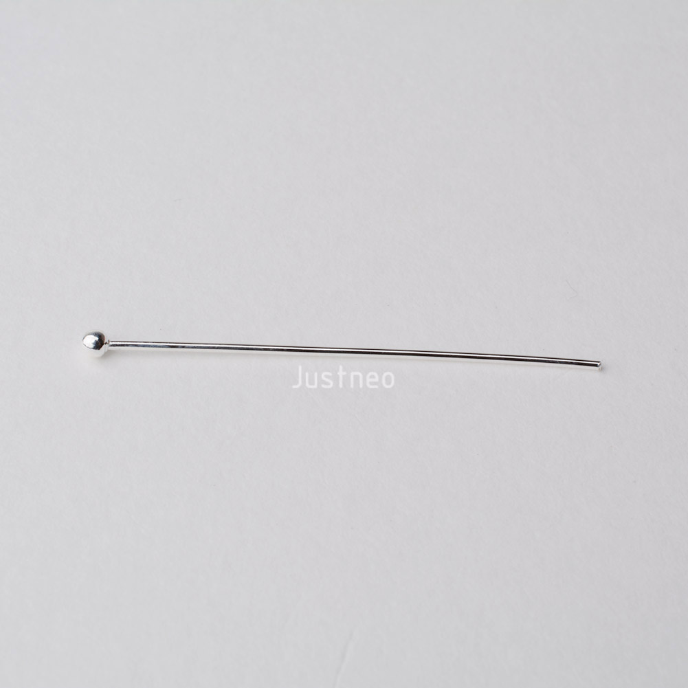 Pin Kepala Bola Perak Sterling - Jewelry Making Jig ulasan dan harga