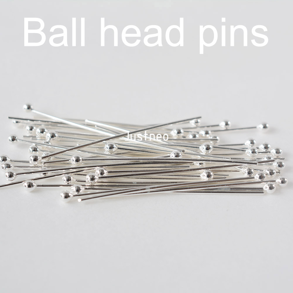 Pin Kepala Bola Perak Sterling - Jewelry Making Jig ulasan dan harga