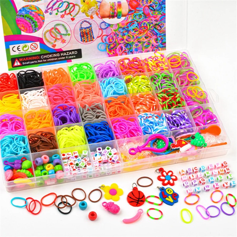 4300+ pcs 32 Warna Karet Gelan - Jewelry Making Degree ulasan dan harga