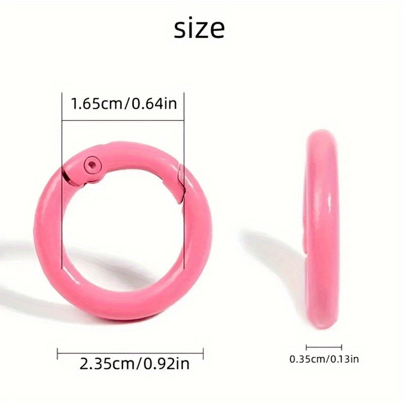 10 Buah Cincin O Pegas Logam 2 - Jewelry Making Loops ulasan dan harga