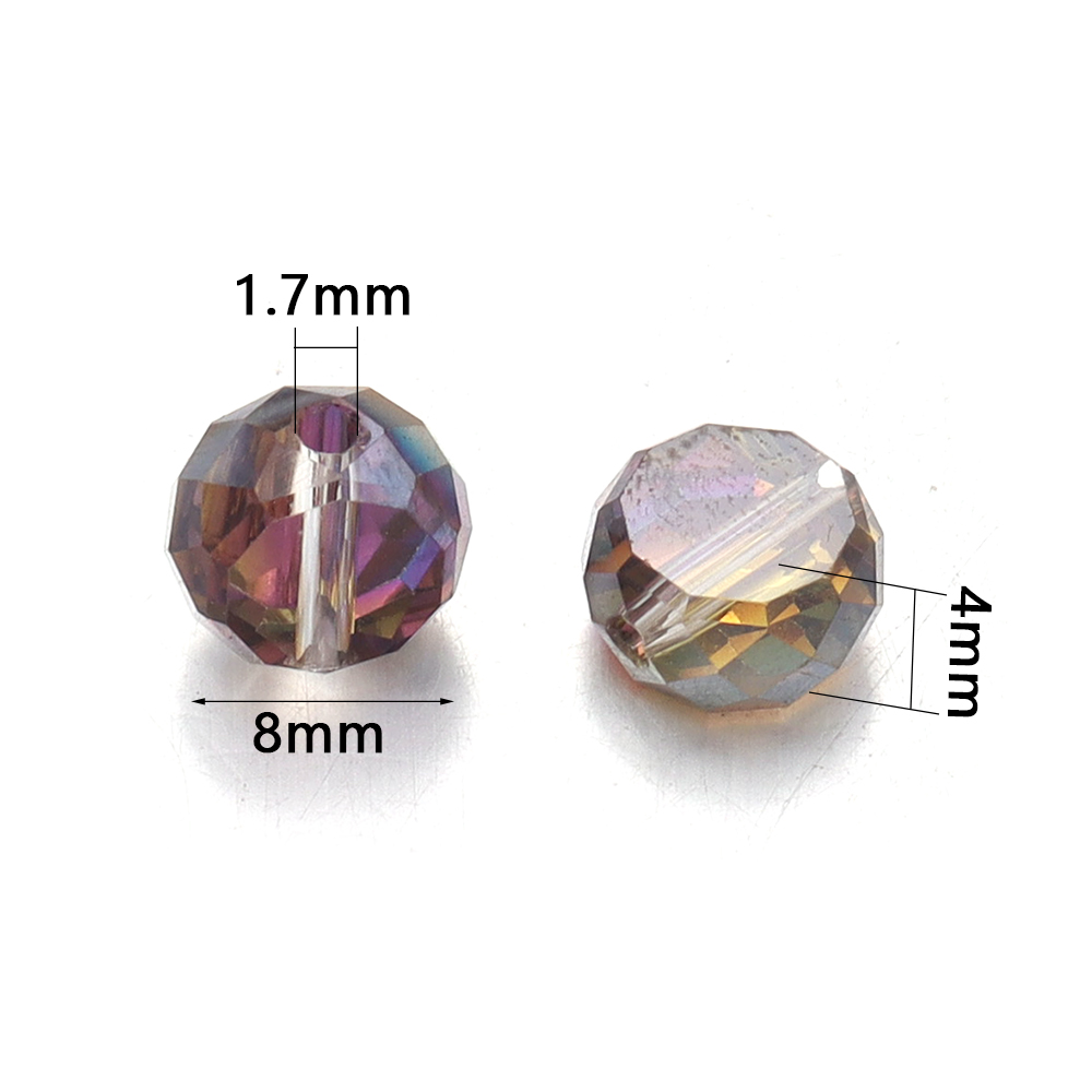 30 Buah/Lot 8Mm Manik-manik Kr - Jewelry Making Beginners ulasan dan harga