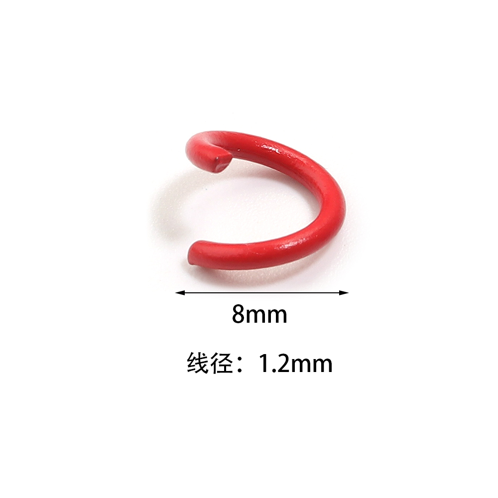 200 pcs Cincin Logam Besi Warn - Jewelry Making Looper Tool ulasan dan harga