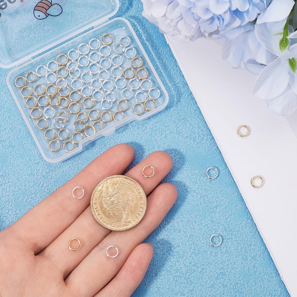 1 Kotak 80 Buah Cincin Lompat  - Jewelry Making Loops ulasan dan harga