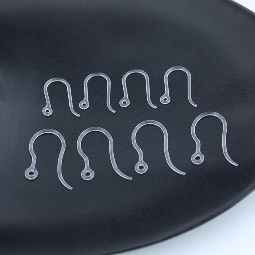 40 pcs Pengait Anting Plastik  - Jewelry Making Yarn ulasan dan harga