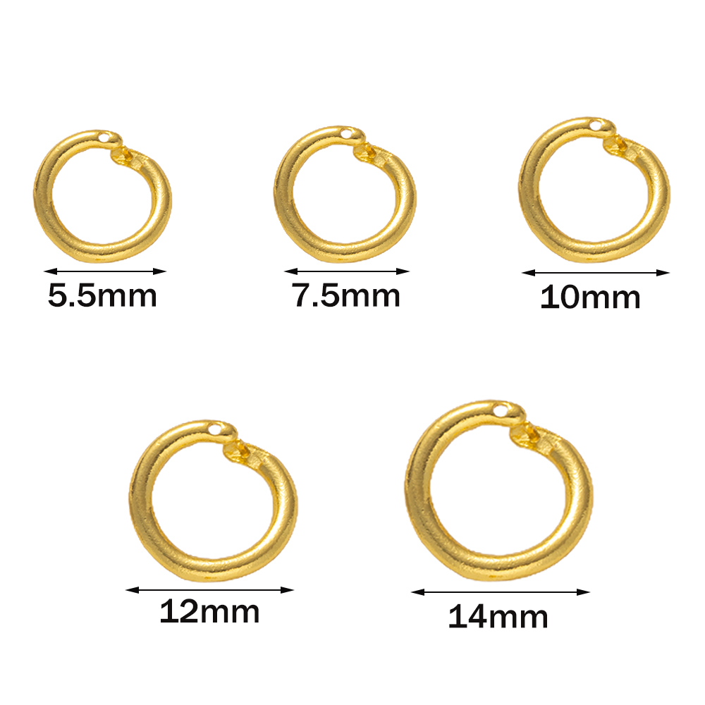 10pcs Cincin Kuningan Berlapis - Jewelry Making Looper Tool ulasan dan harga