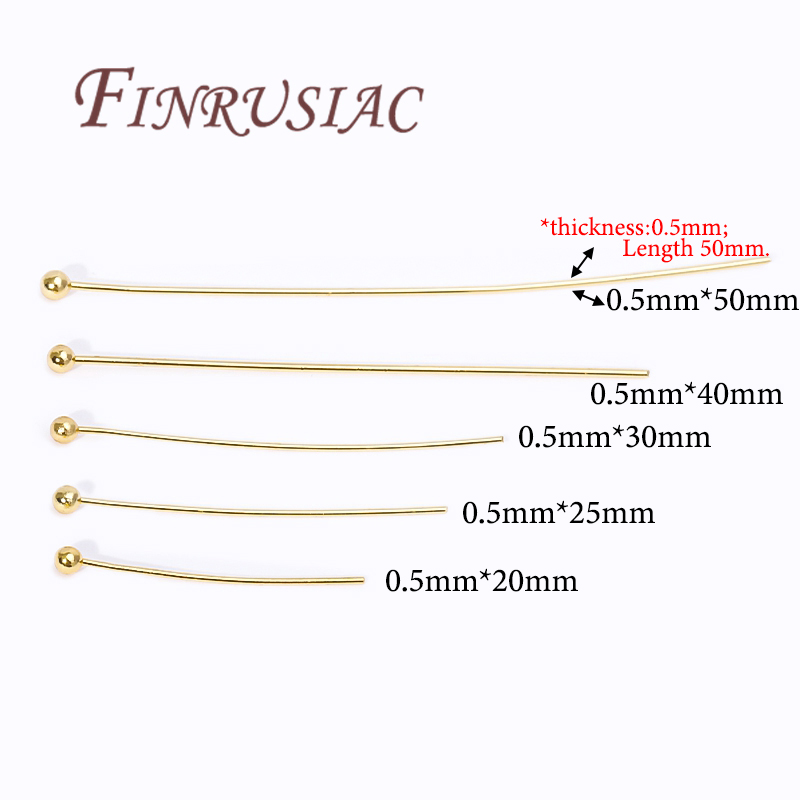 50 Buah Pin Berlapis Emas 20-5 - Jewelry Making Jig ulasan dan harga