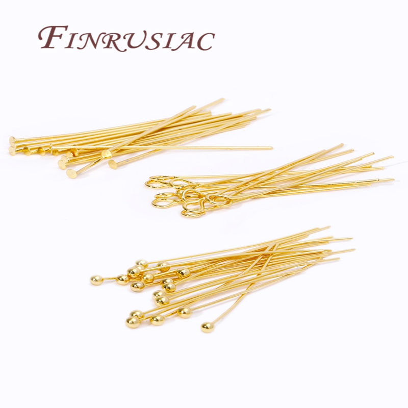 50 Buah Pin Berlapis Emas 20-5 - Jewelry Making Jig ulasan dan harga