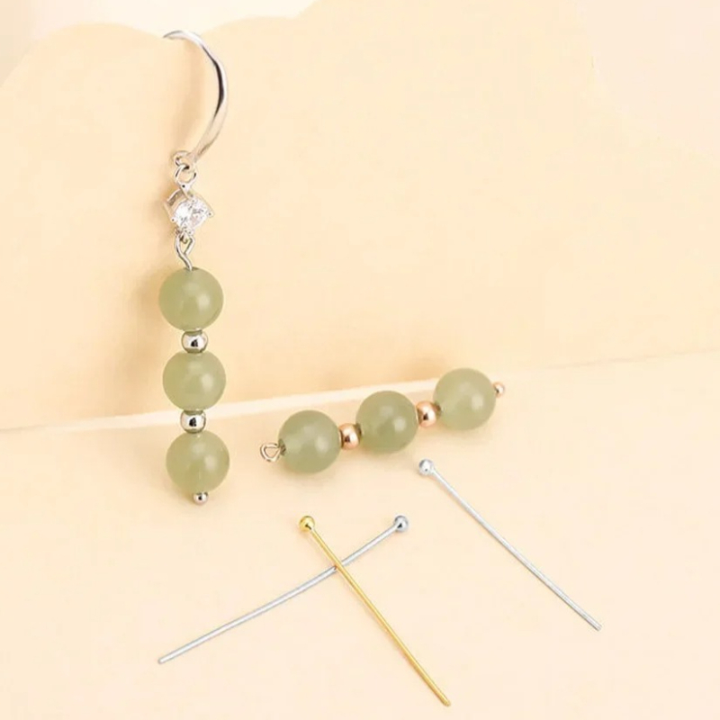 100pcs Pin Bola Baja Tahan Kar - Jewelry Making Jig ulasan dan harga