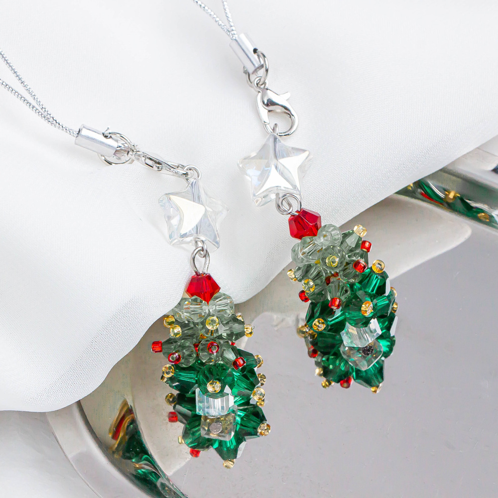 2/6 Buah Liontin Kristal Manik - Jewelry Making Beginners ulasan dan harga